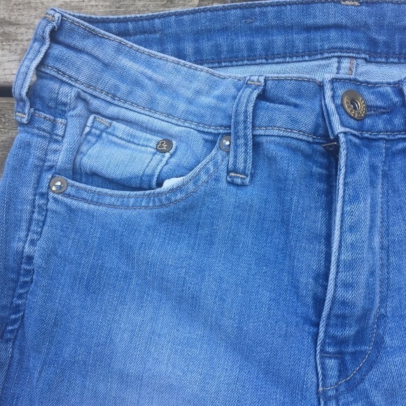 H&M regular waist raw hemline skinny jeans - Picture 2 of 8